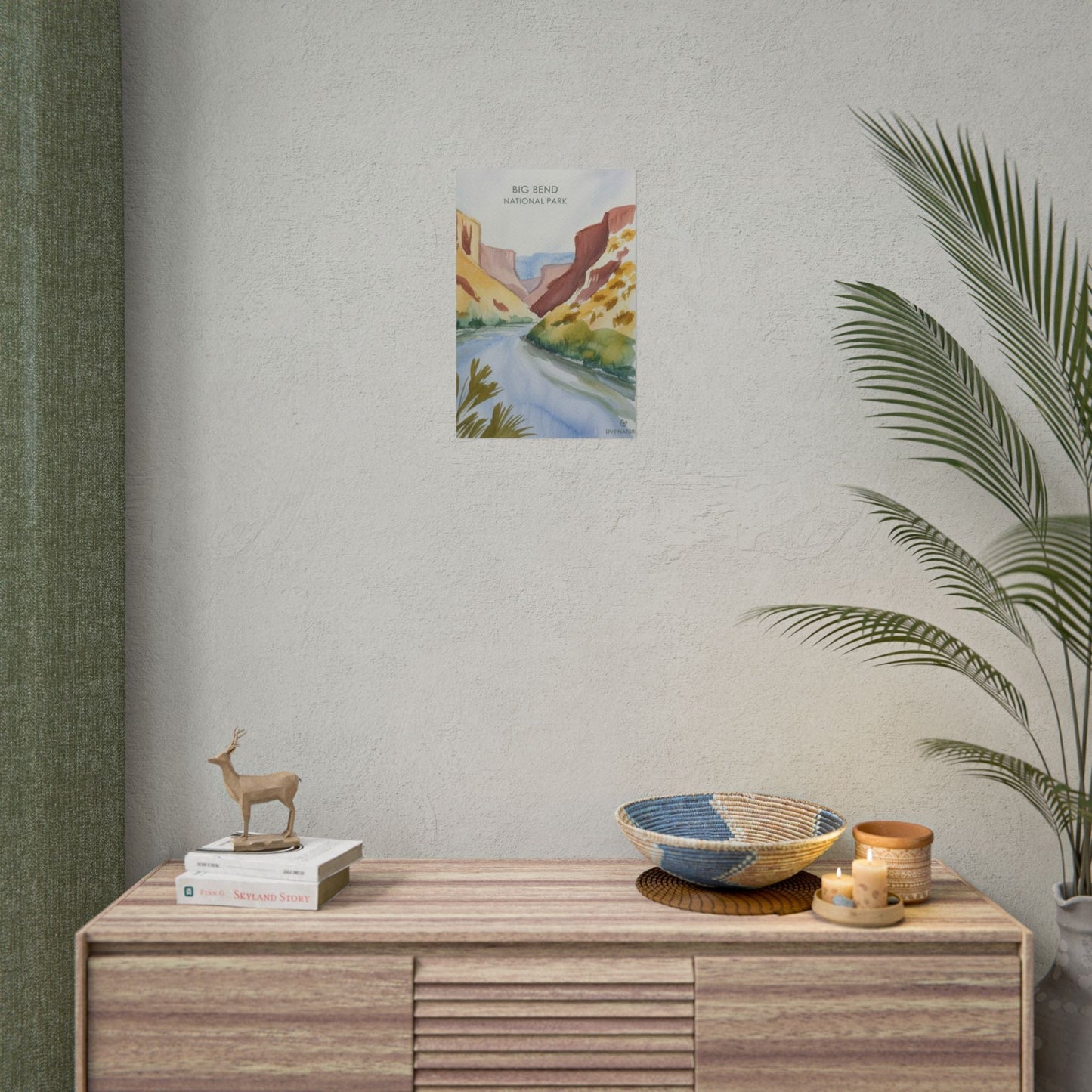 Big Bend National Park Watercolor Art Print
