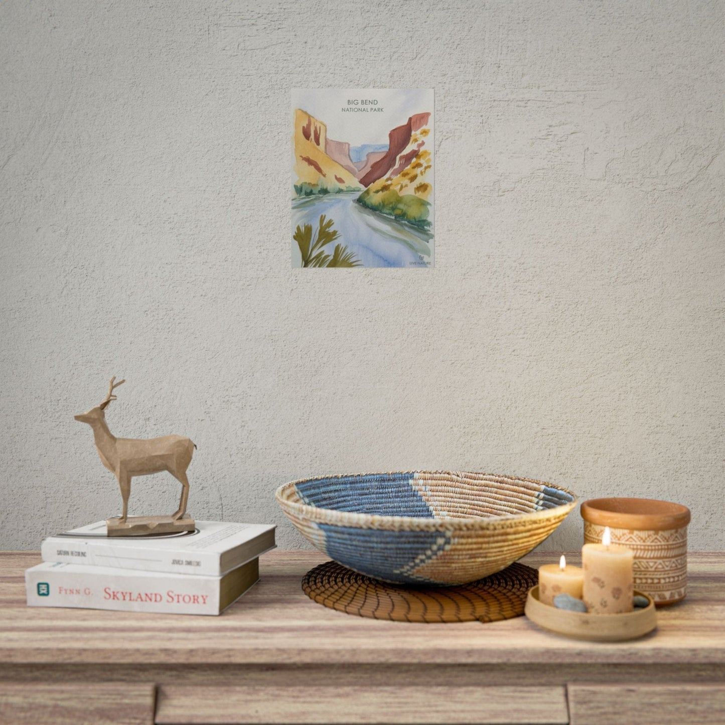 Big Bend National Park Watercolor Art Print