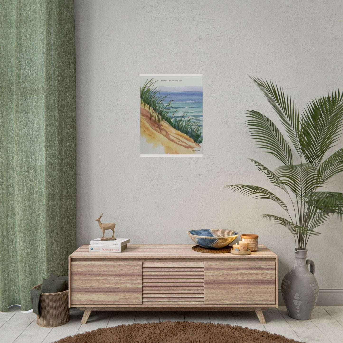 Indiana Dunes National Park Watercolor Print