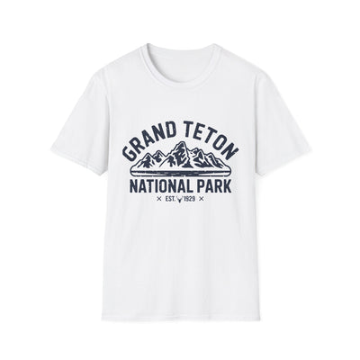 Grand Teton National Park Retro Graphic T-Shirt