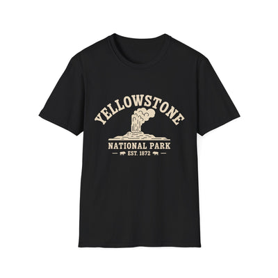 Yellowstone National Park T-Shirt Old Faithful Design