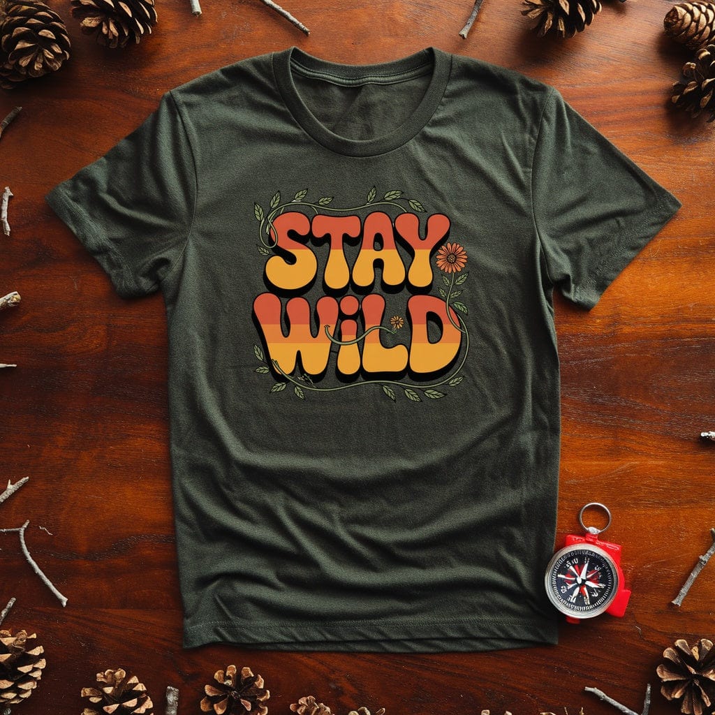 Stay Wild Graphic T-Shirt - Live Nature