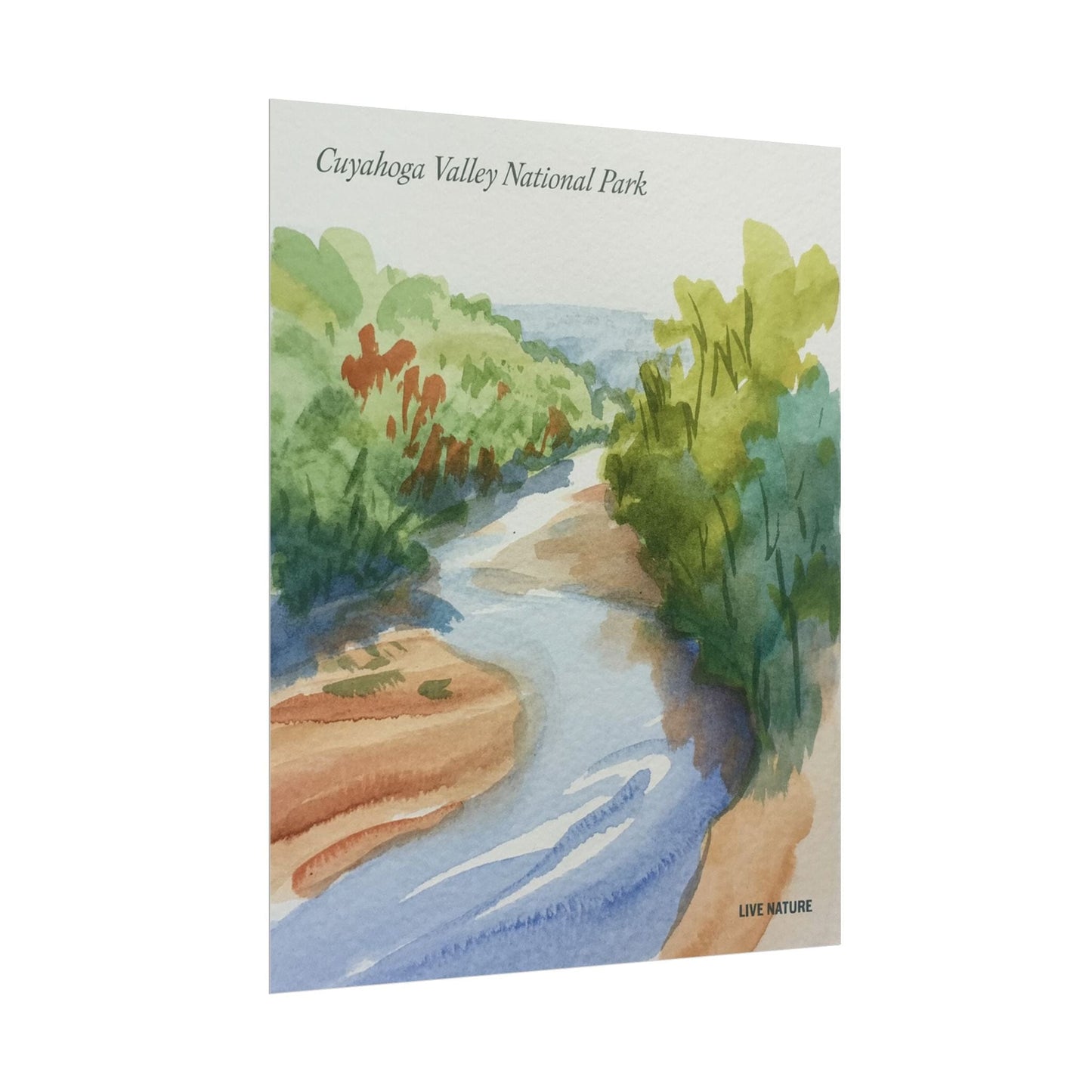 Cuyahoga Valley National Park Watercolor Art Print