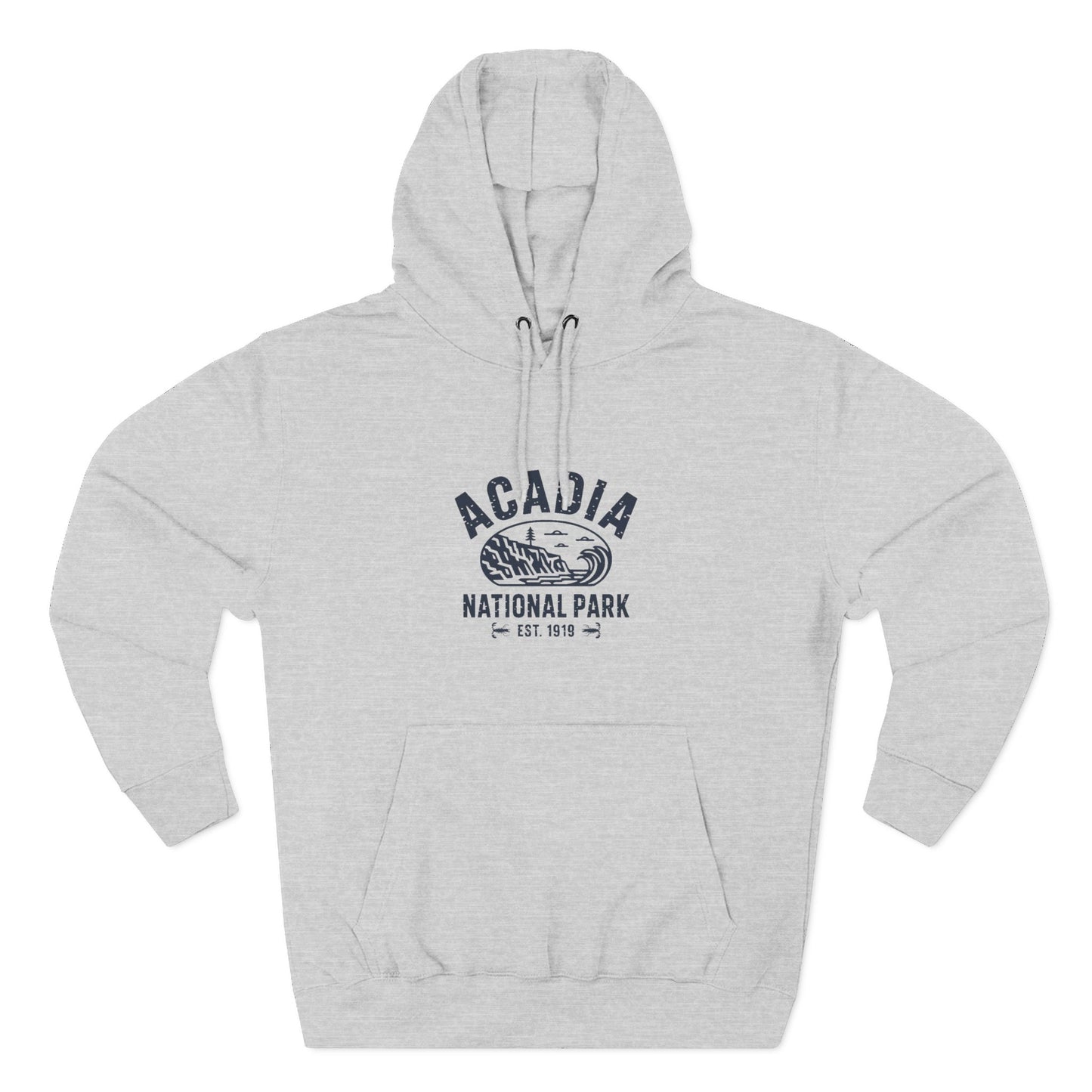 Acadia National Park Fleece Hoodie Ring Spun Cotton