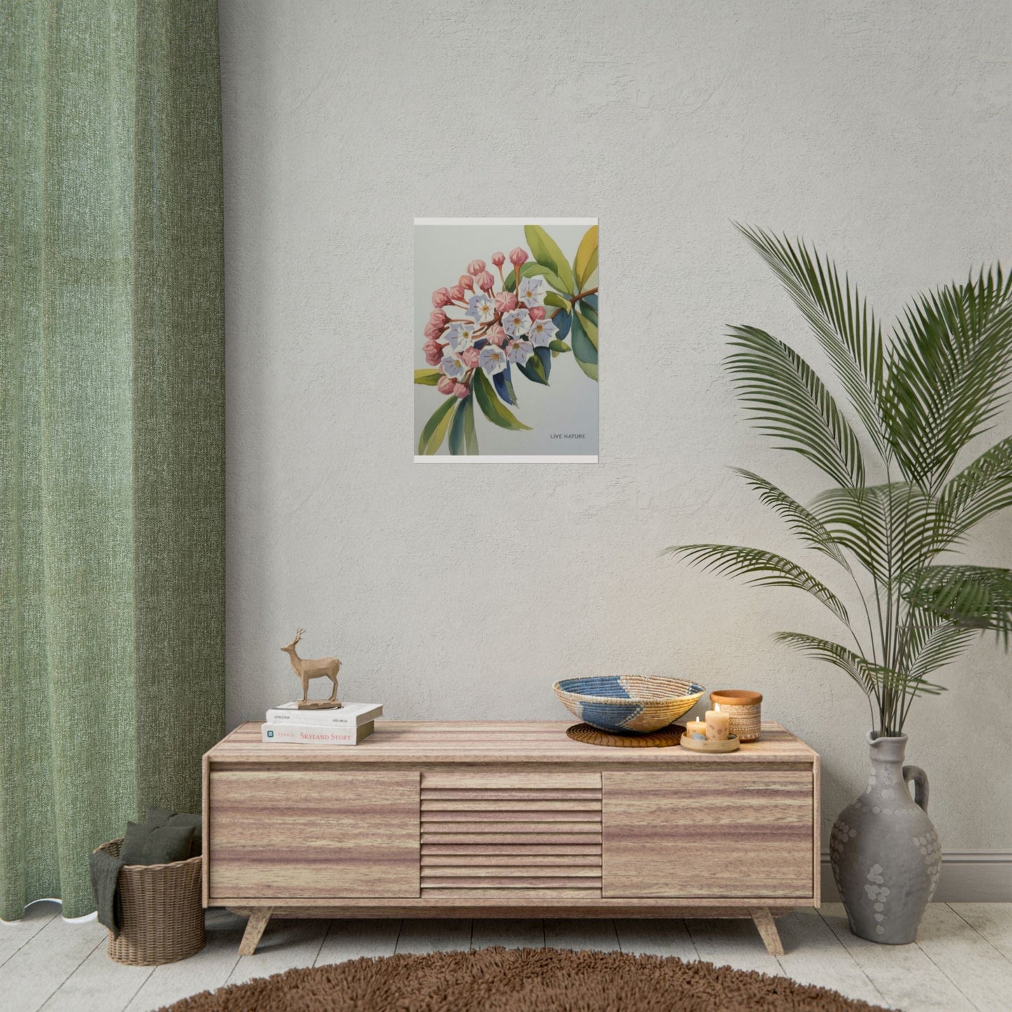 Mountain Laurel Connecticut State Flower Art Print