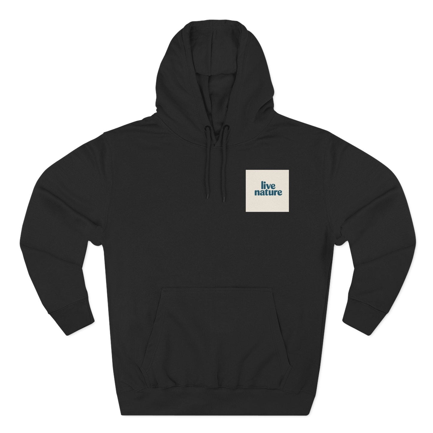 Live Nature Fleece Hoodie Ring Spun Cotton Design