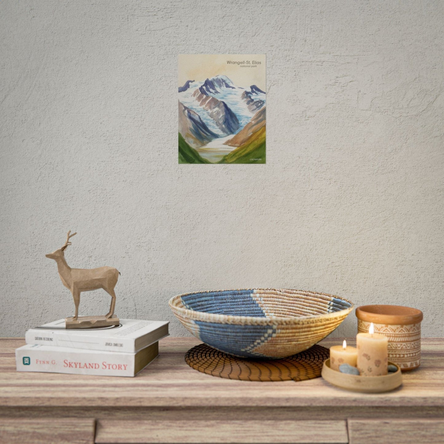 Wrangell-St. Elias National Park Watercolor Print