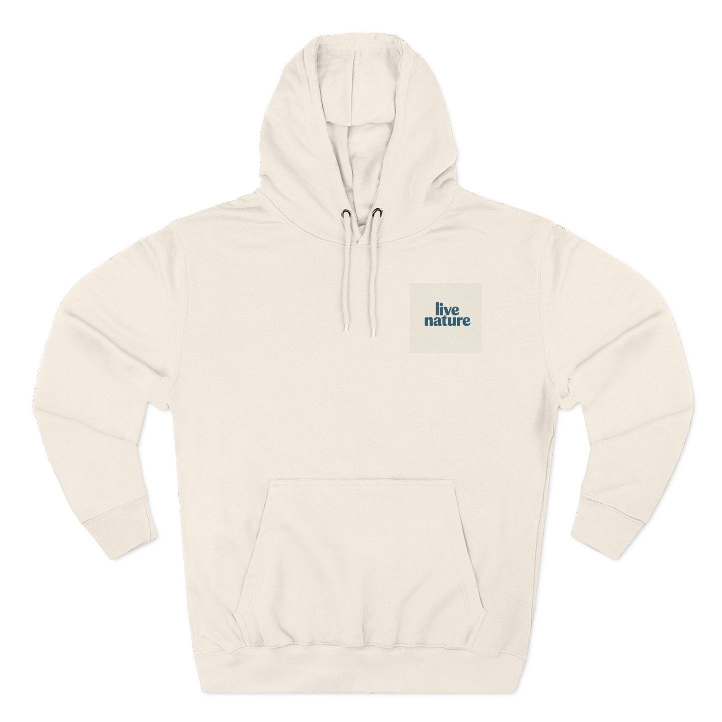 Live Nature Fleece Hoodie Ring Spun Cotton Design
