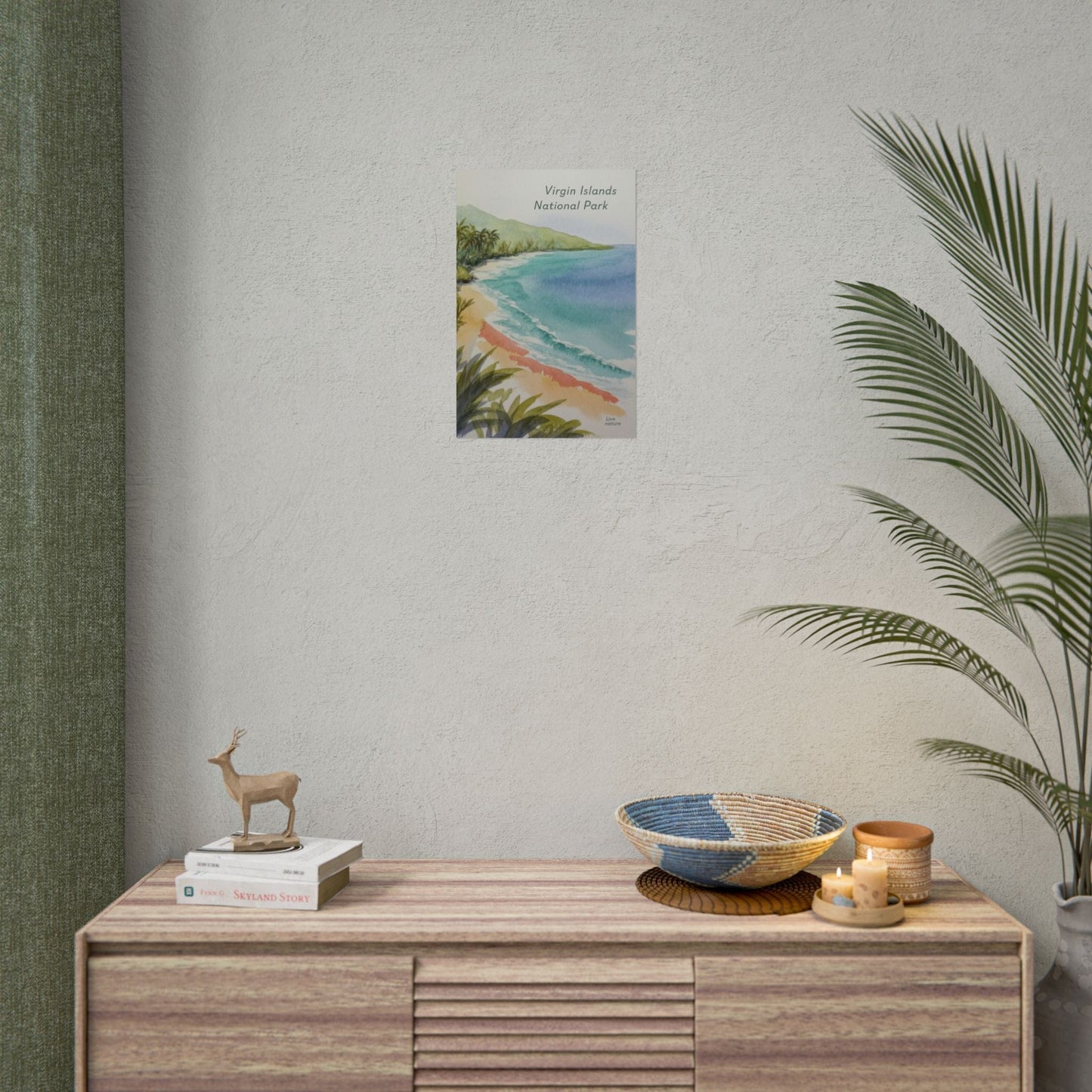 Virgin Islands National Park Watercolor Art Print