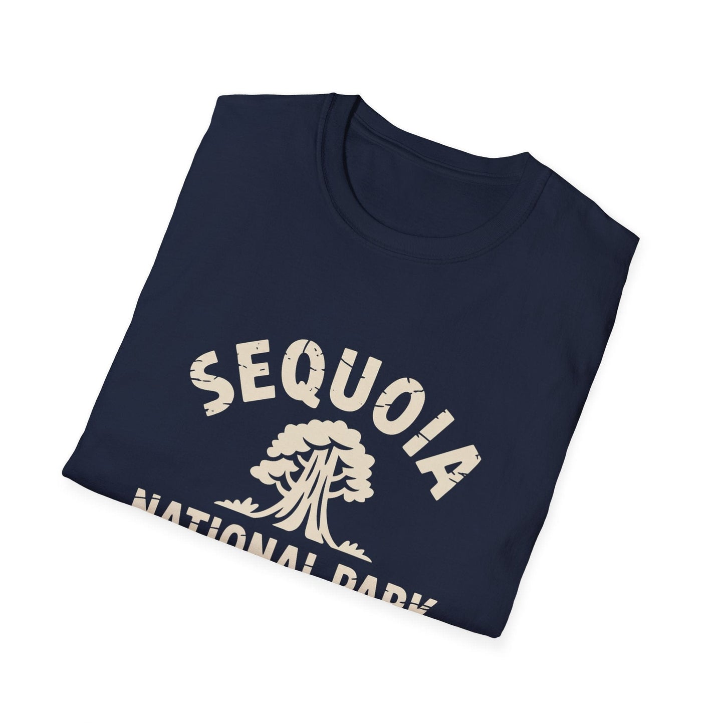 Sequoia National Park Logo T-Shirt - White Cotton