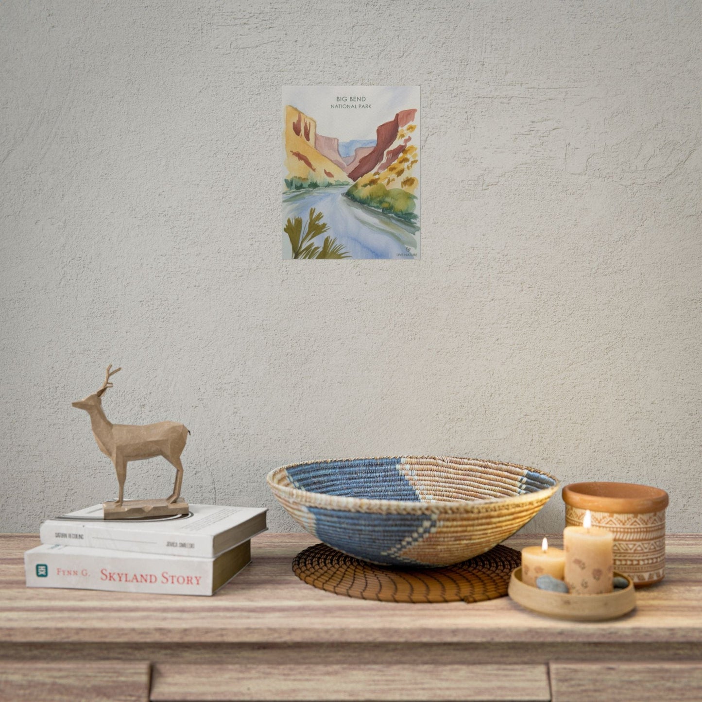 Big Bend National Park Watercolor Art Print
