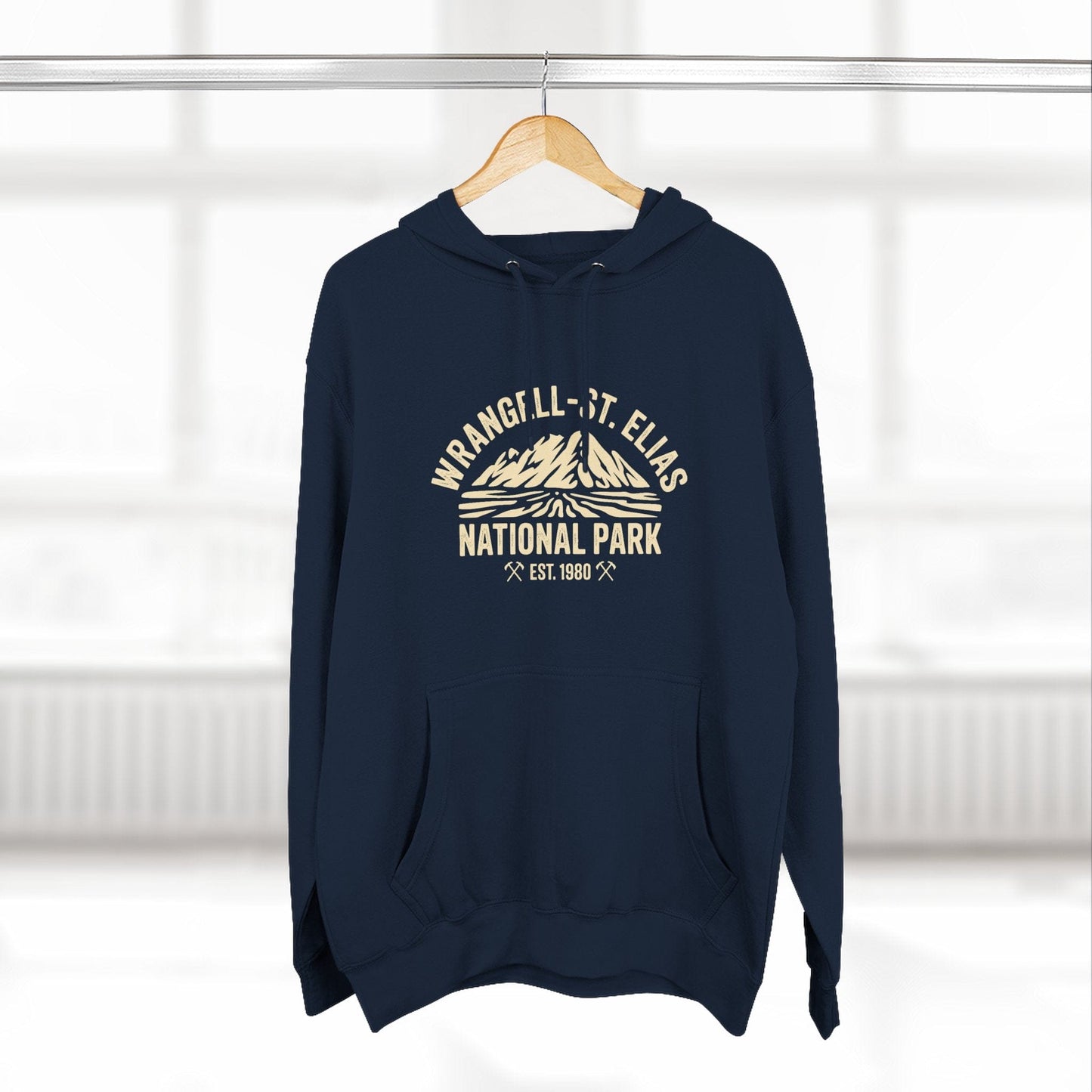 Wrangell-St. Elias National Park Hoodie Cotton Fleece