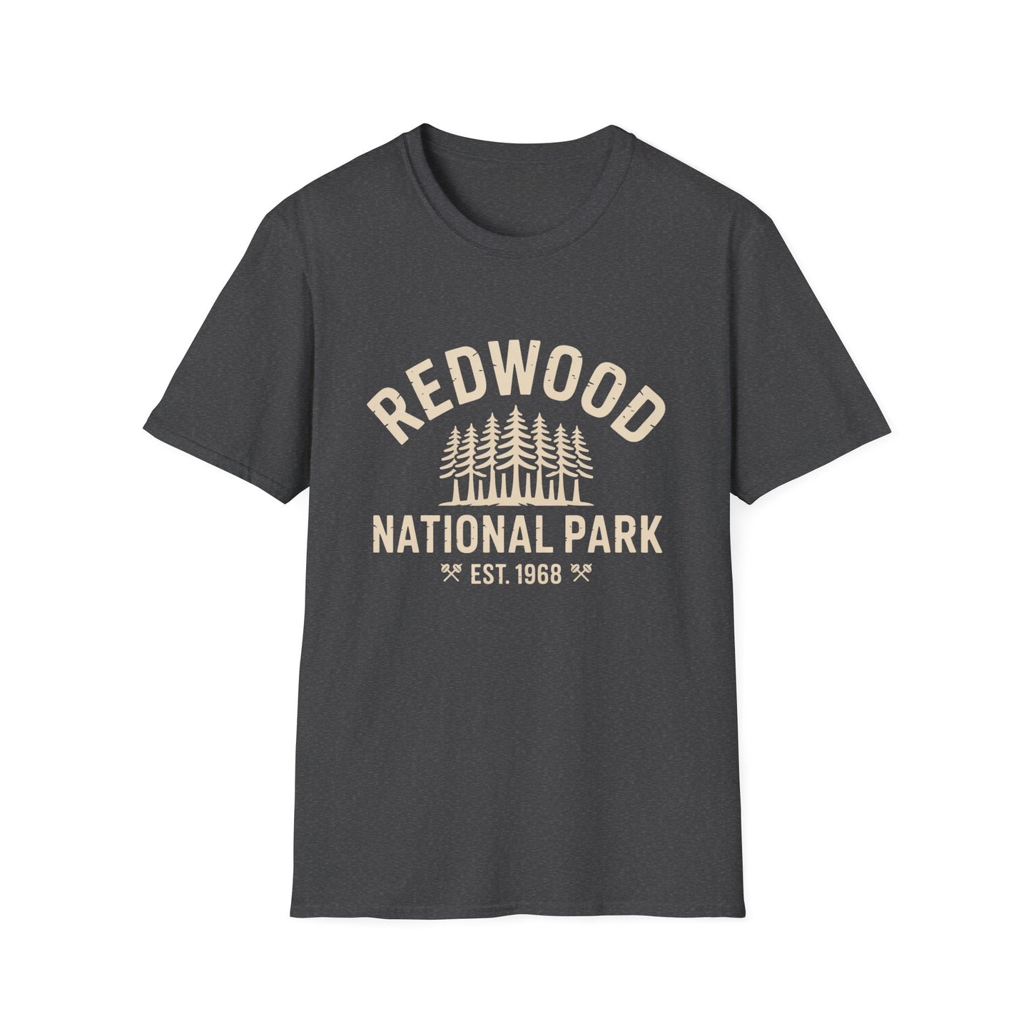 Redwood National Park Graphic T-Shirt - Softstyle White