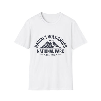 Hawai'i Volcanoes National Park T-Shirt White Cotton