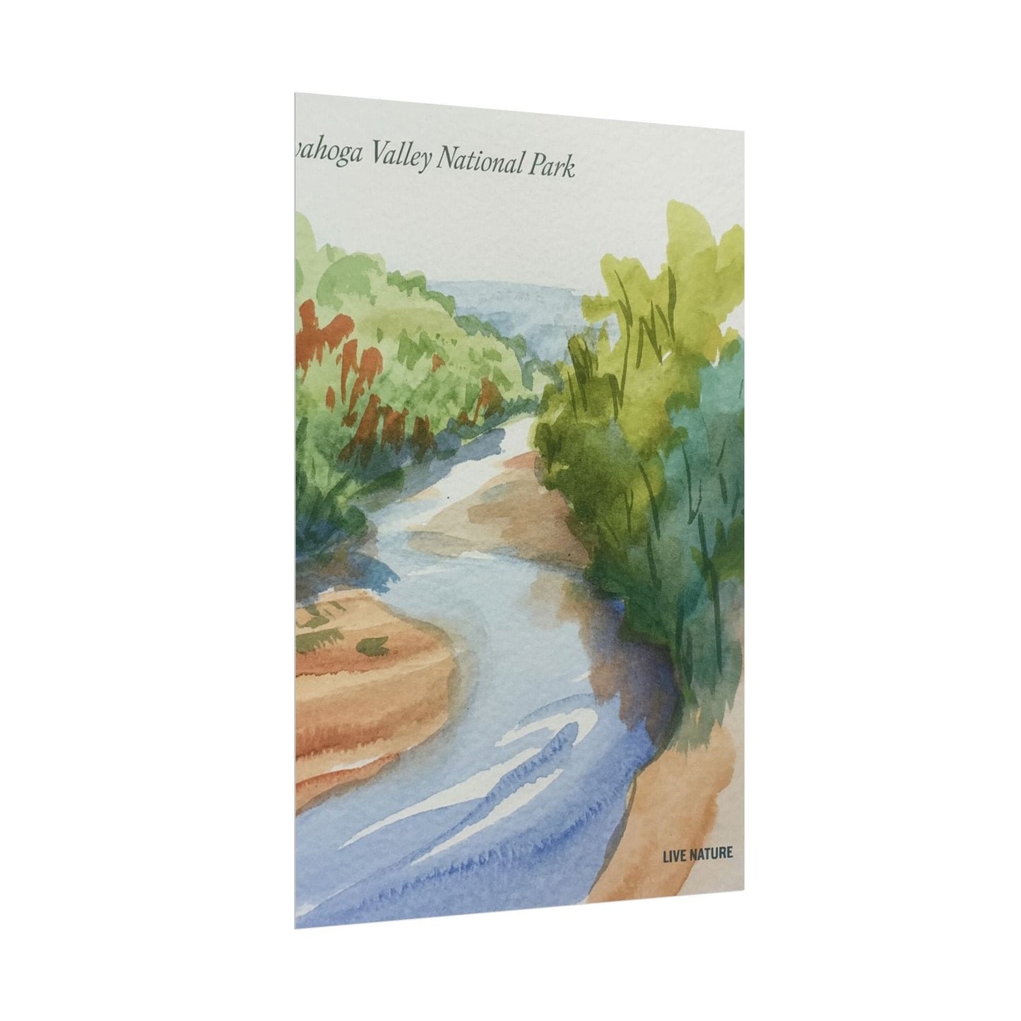 Cuyahoga Valley National Park Watercolor Art Print