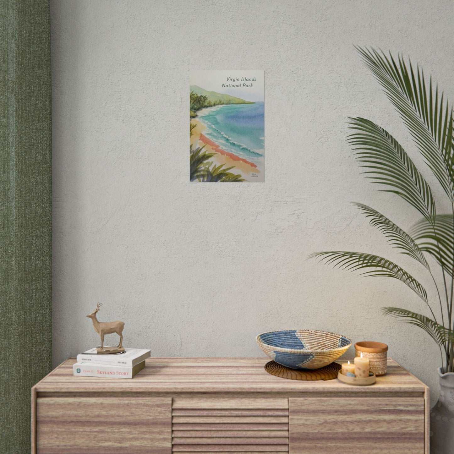 Virgin Islands National Park Watercolor Art Print