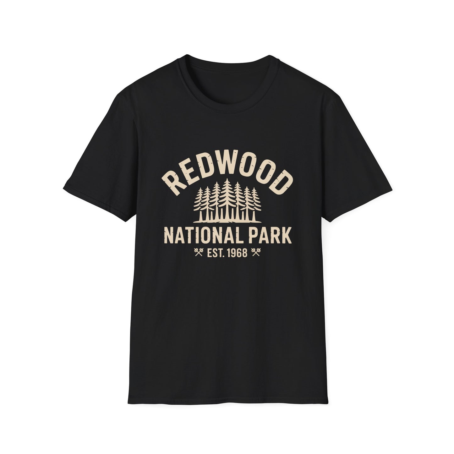 Redwood National Park Graphic T-Shirt - Softstyle White