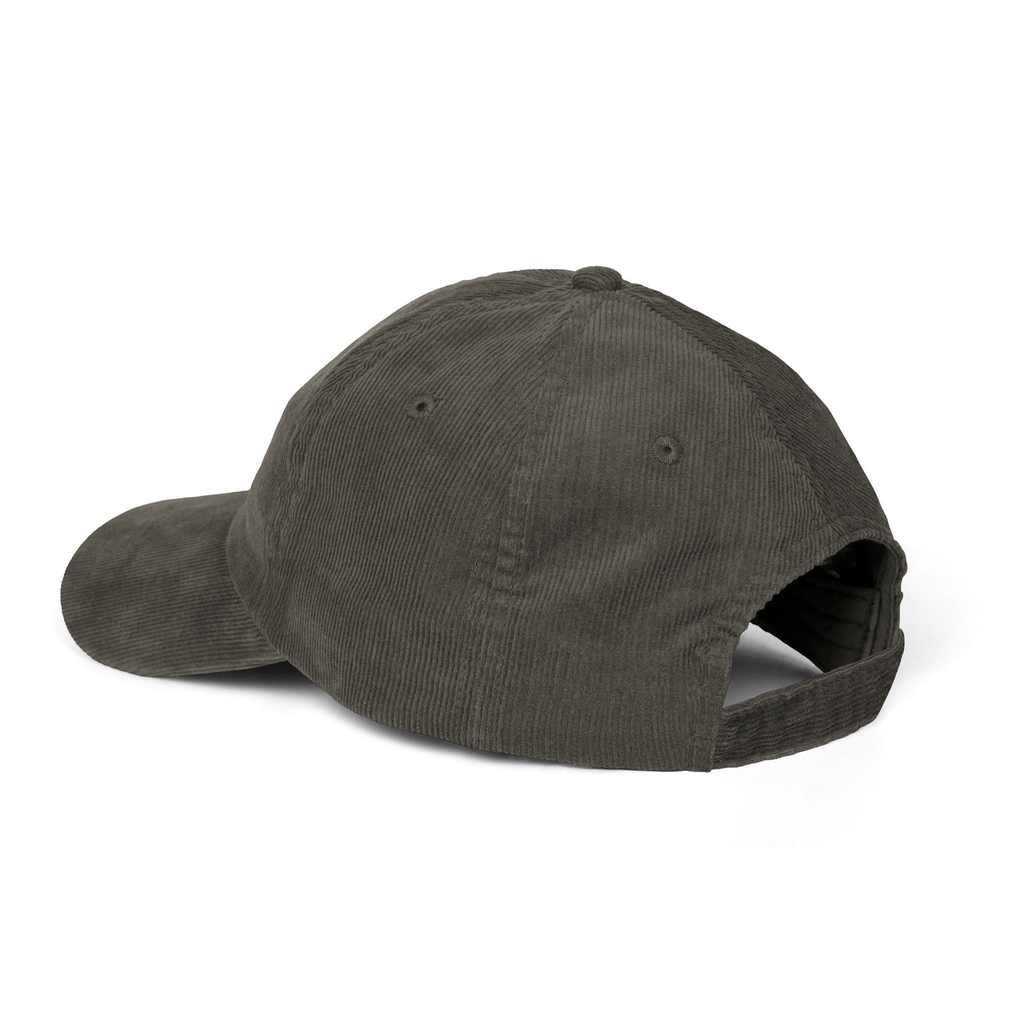 Orca Embroidered Navy Corduroy Baseball Cap