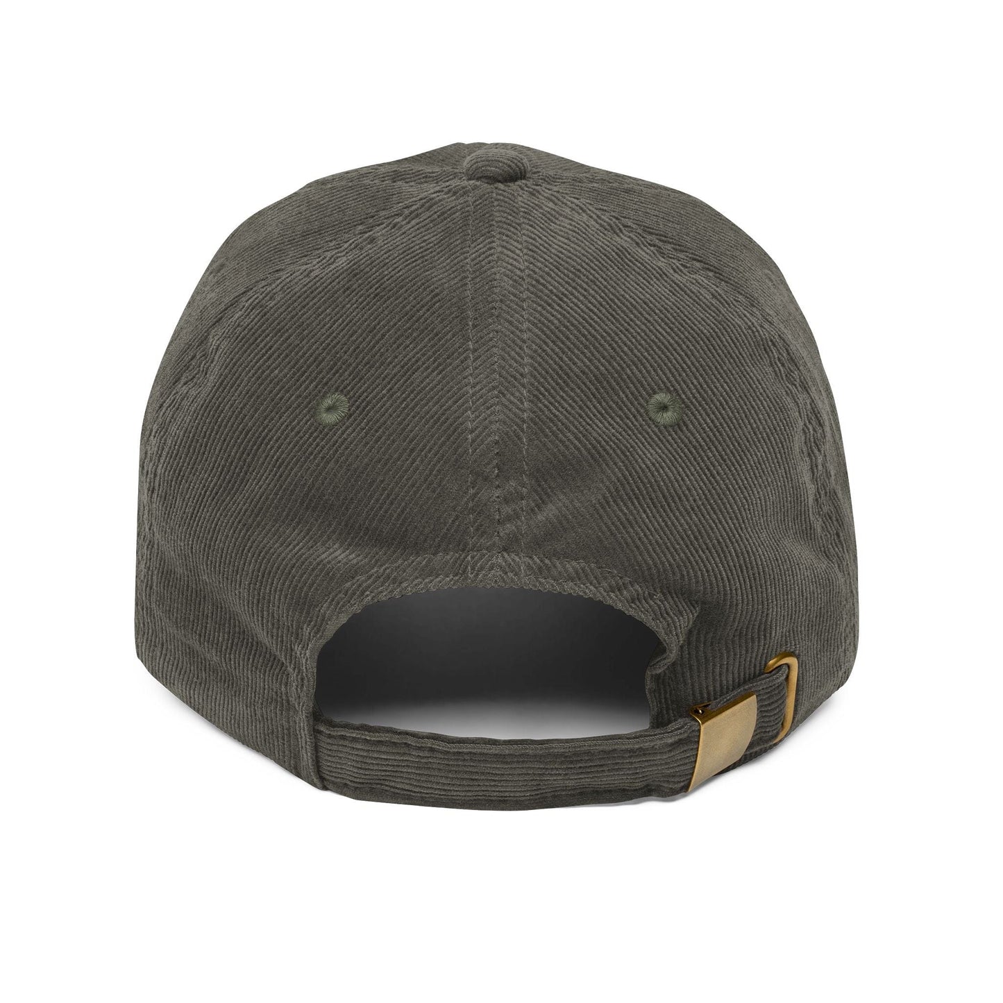 Orca Embroidered Navy Corduroy Baseball Cap