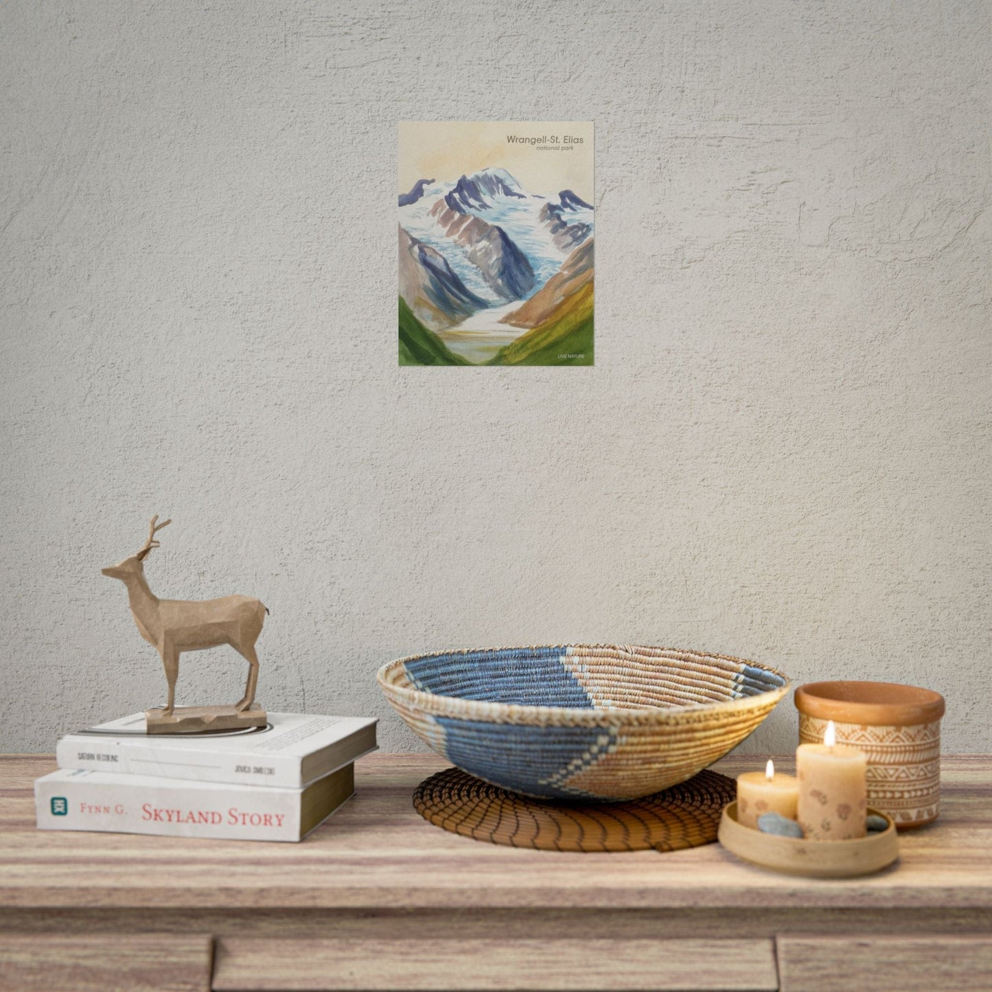 Wrangell-St. Elias National Park Watercolor Print