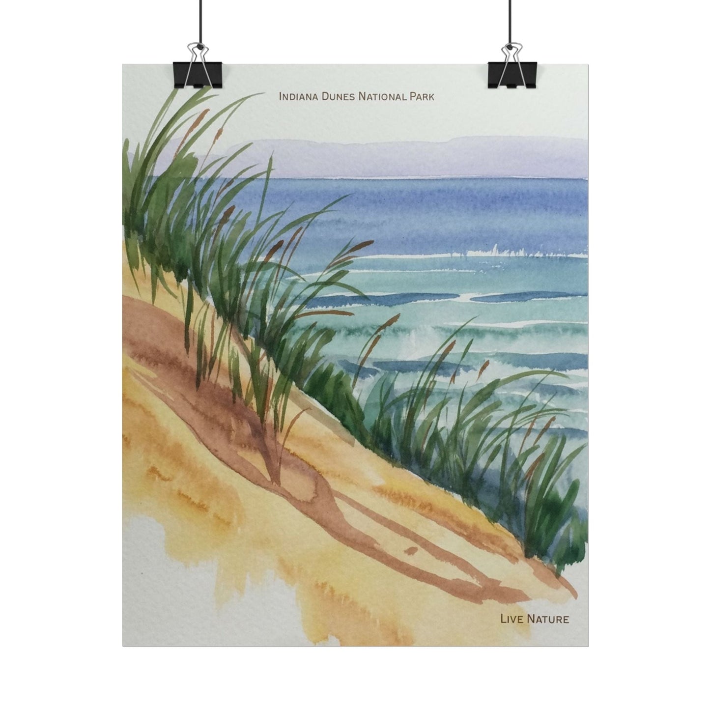 Indiana Dunes National Park Watercolor Print