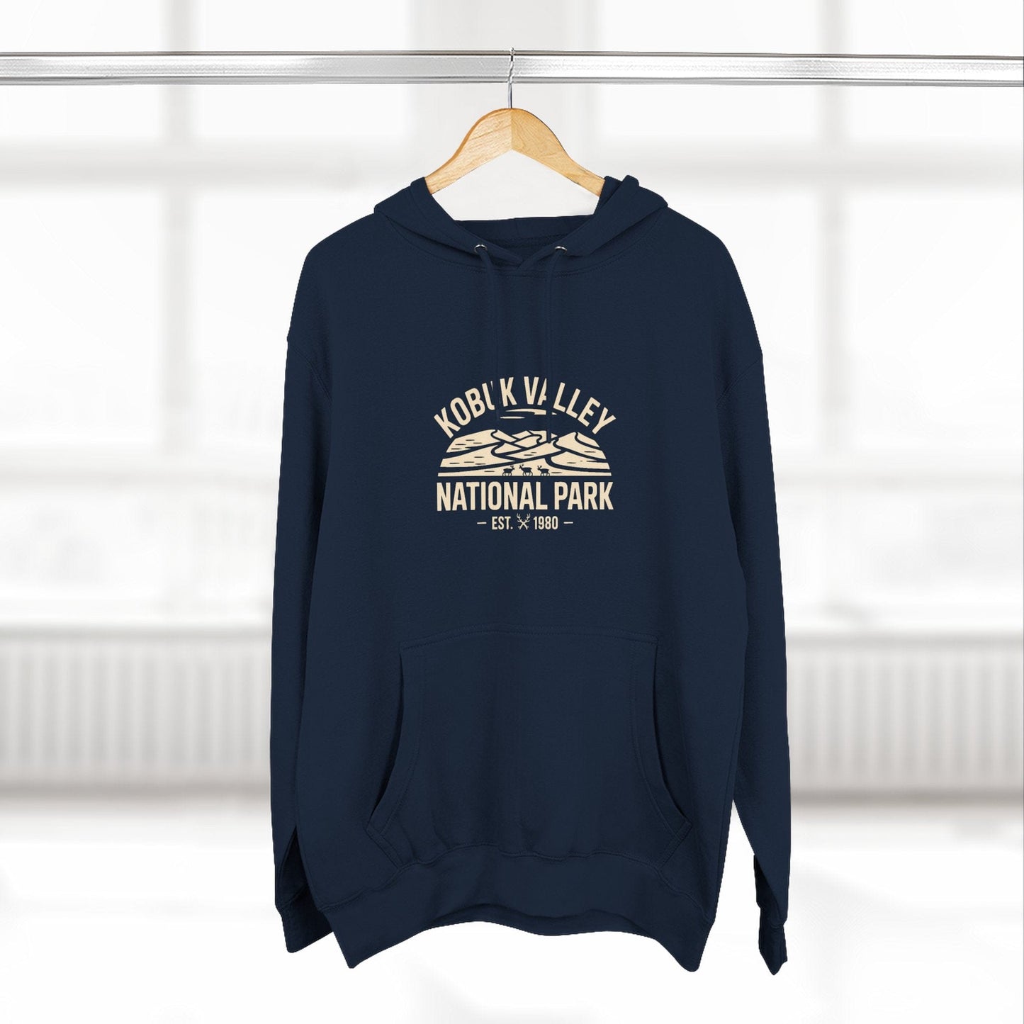 Kobuk Valley National Park Fleece Hoodie Cotton Blend