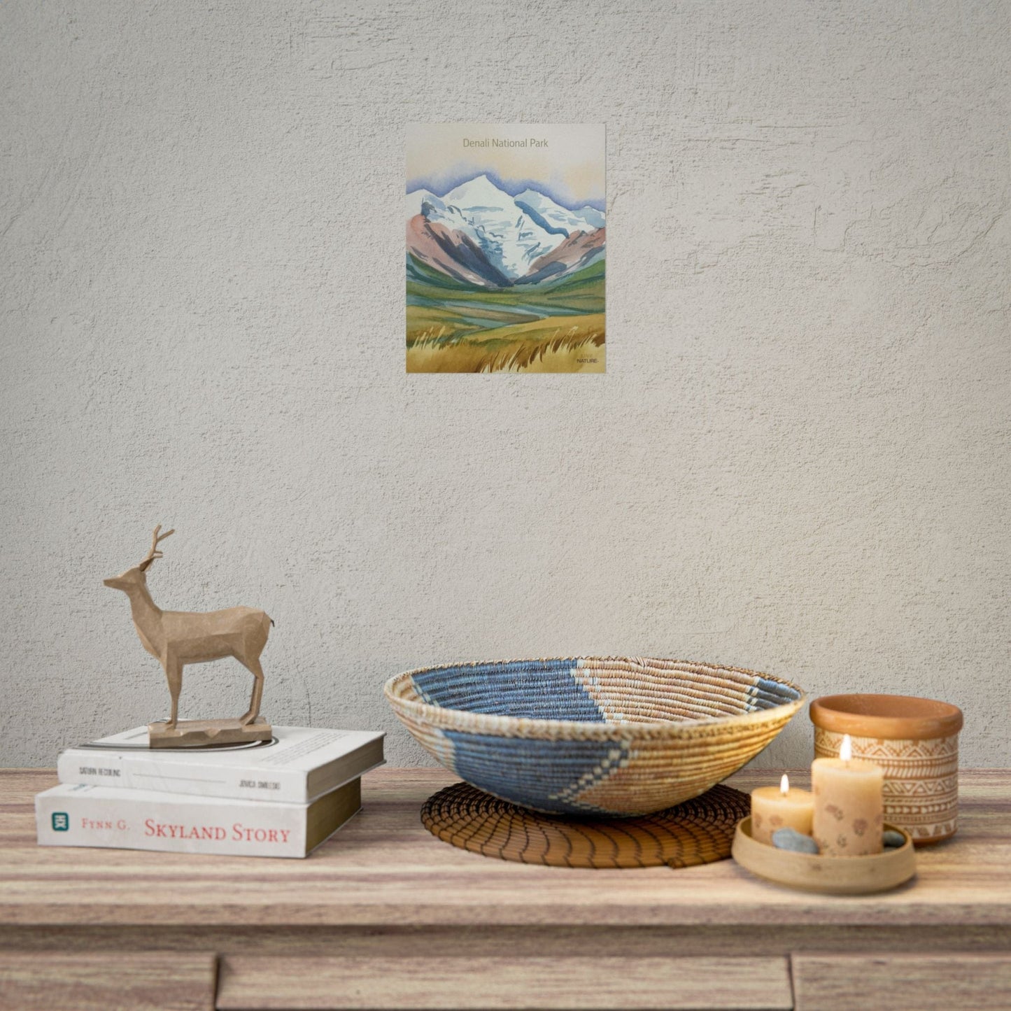 Denali National Park Watercolor Art Print