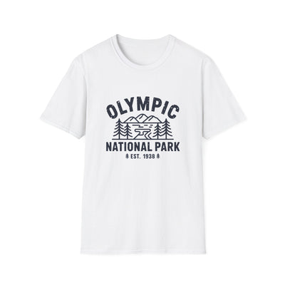 Olympic National Park Graphic Unisex T-Shirt White