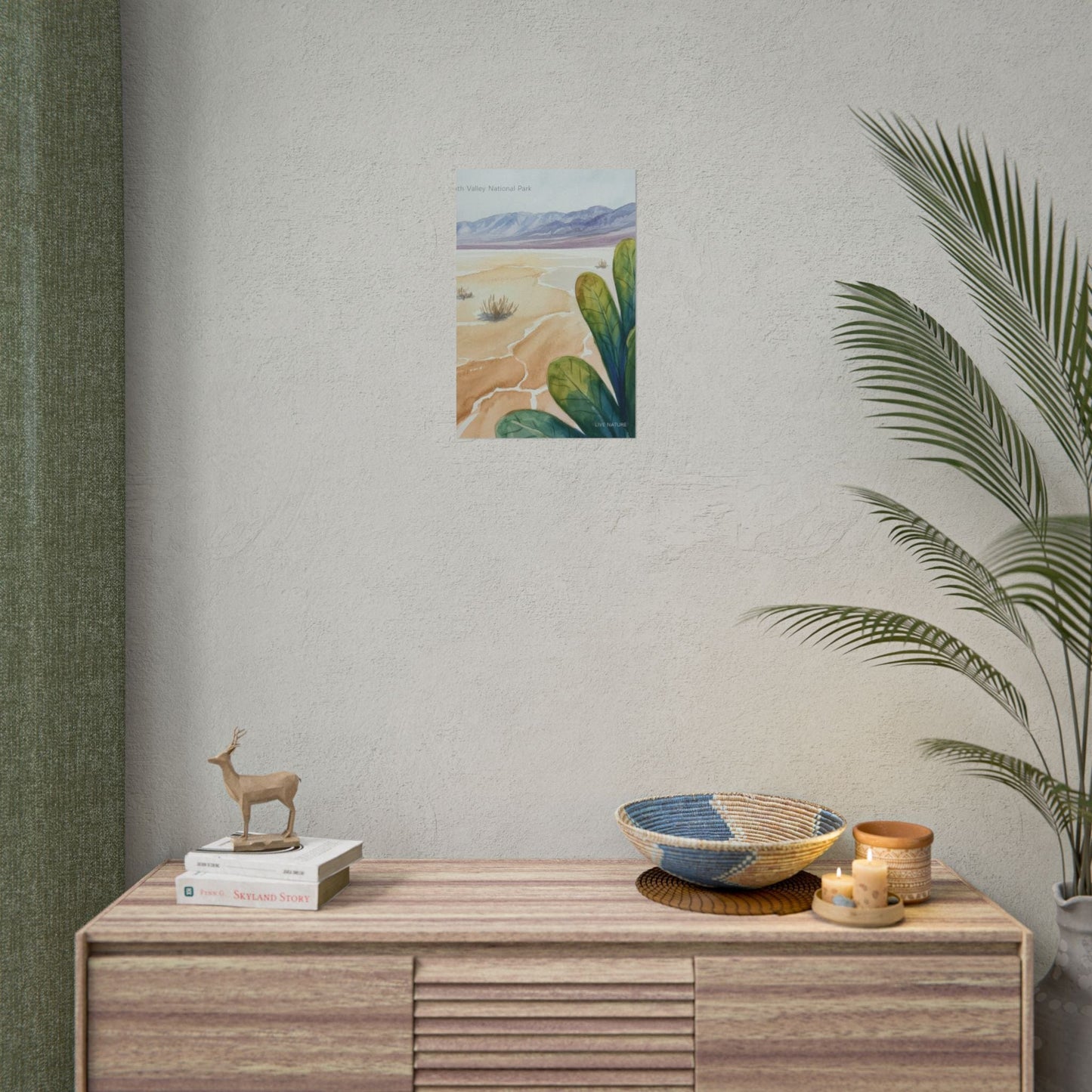 Death Valley National Park Watercolor Poster Print
