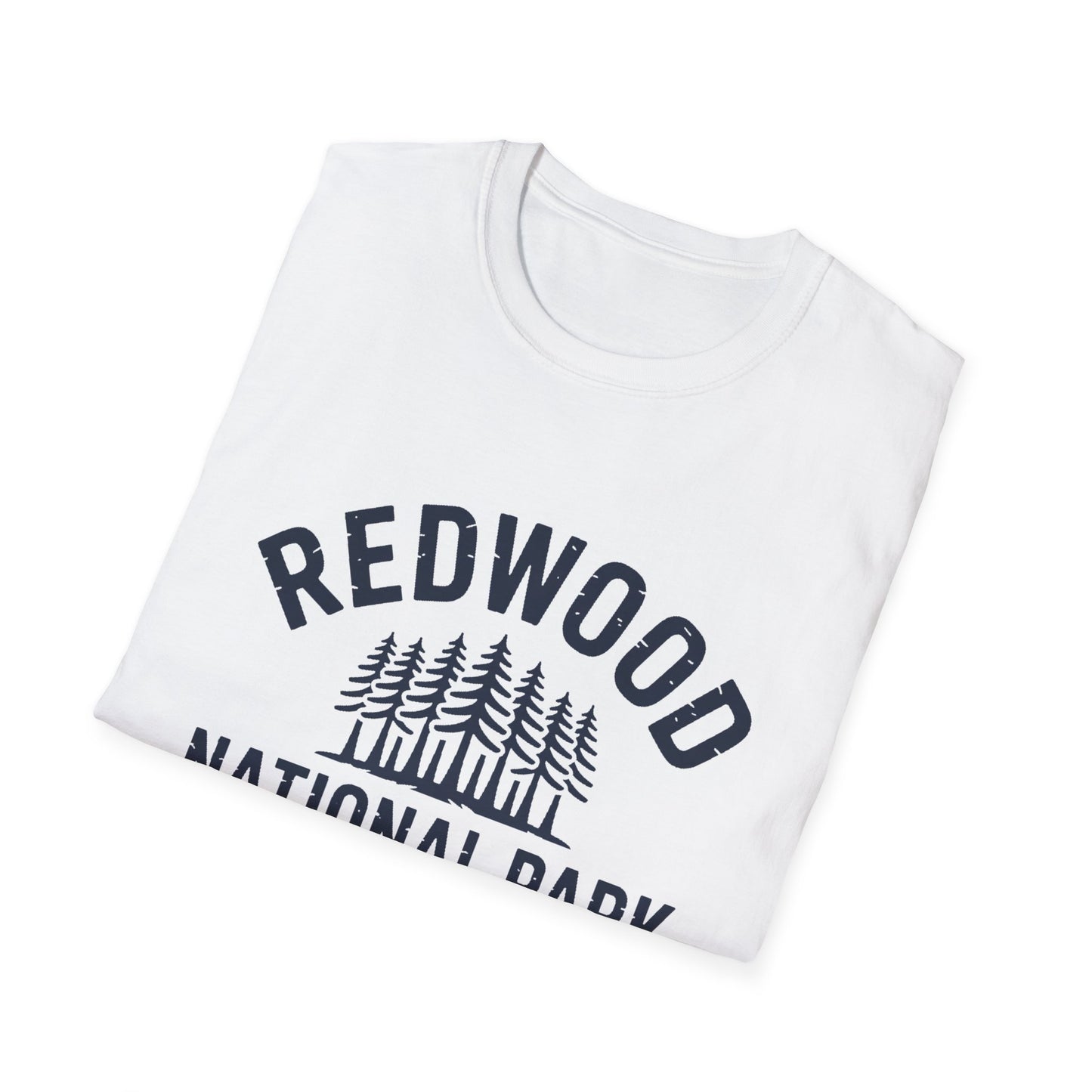 Redwood National Park Graphic T-Shirt - Softstyle White