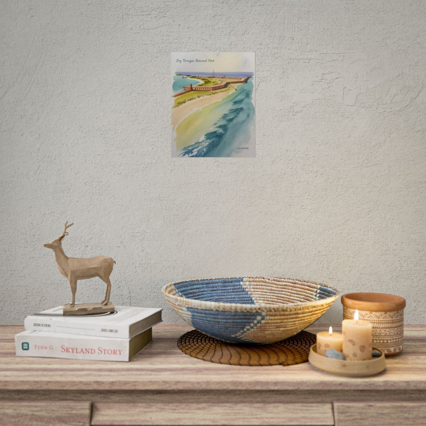 Dry Tortugas National Park Watercolor Print Poster