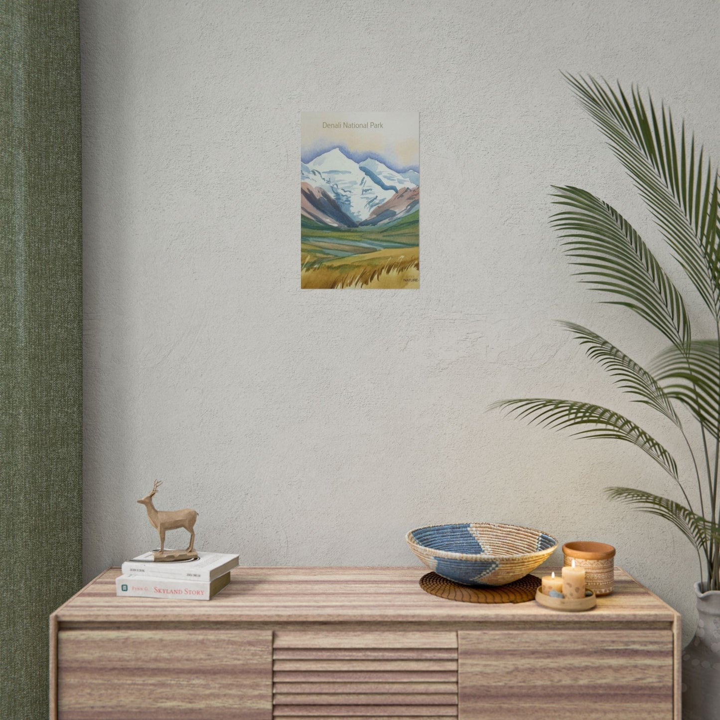 Denali National Park Watercolor Art Print