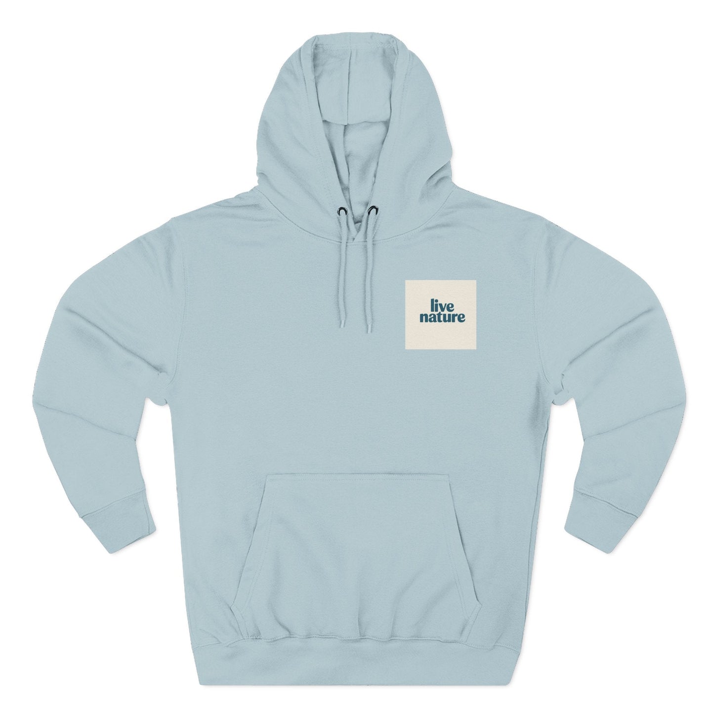 Live Nature Fleece Hoodie Ring Spun Cotton Design