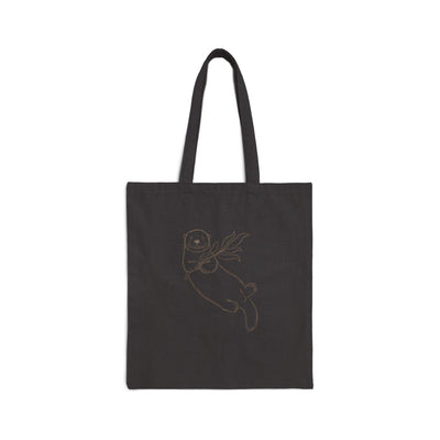 Cotton Canvas Tote Bag - 0001_1_a-stylized-illustration-of-a-singular-se_SZe28eukTf-y4d_jH0cfBg_YPC-uQh6SaGkTRNCmdbZGw (Front Only) - Cotton Canvas Tote Bag