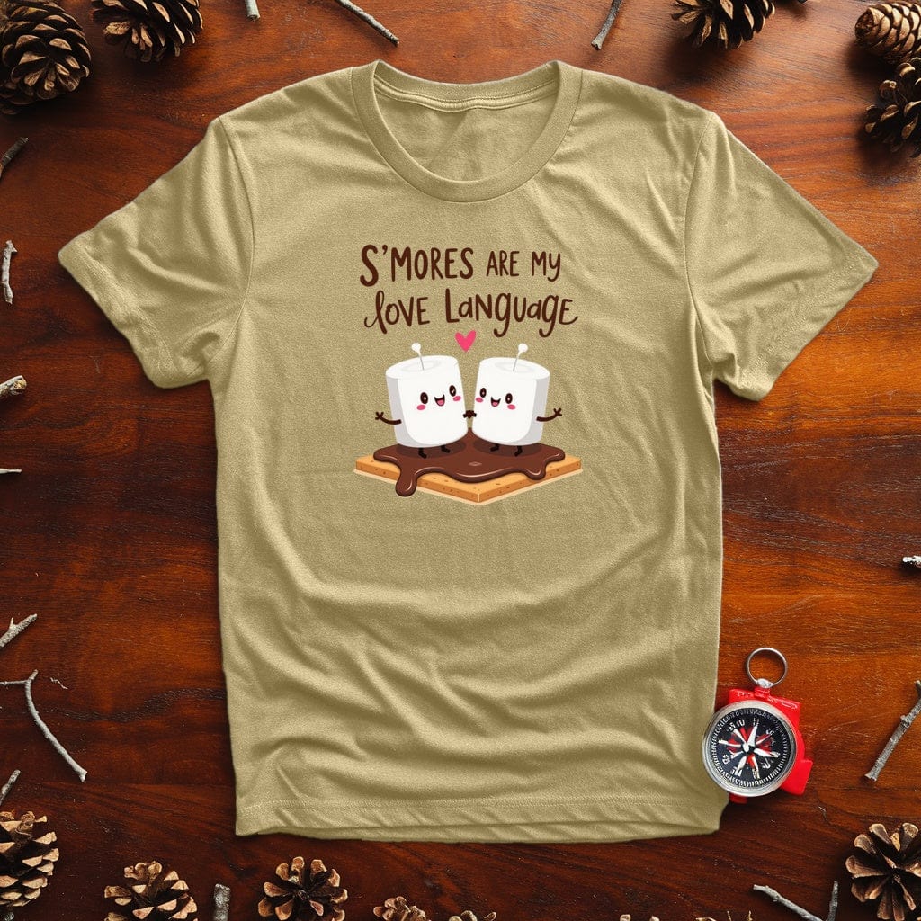 "S'mores Are My Love Language" Cute Marshmallow T-Shirt - Live Nature