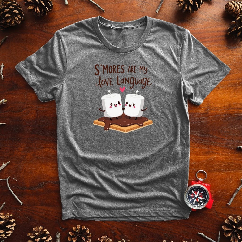 "S'mores Are My Love Language" Cute Marshmallow T-Shirt - Live Nature