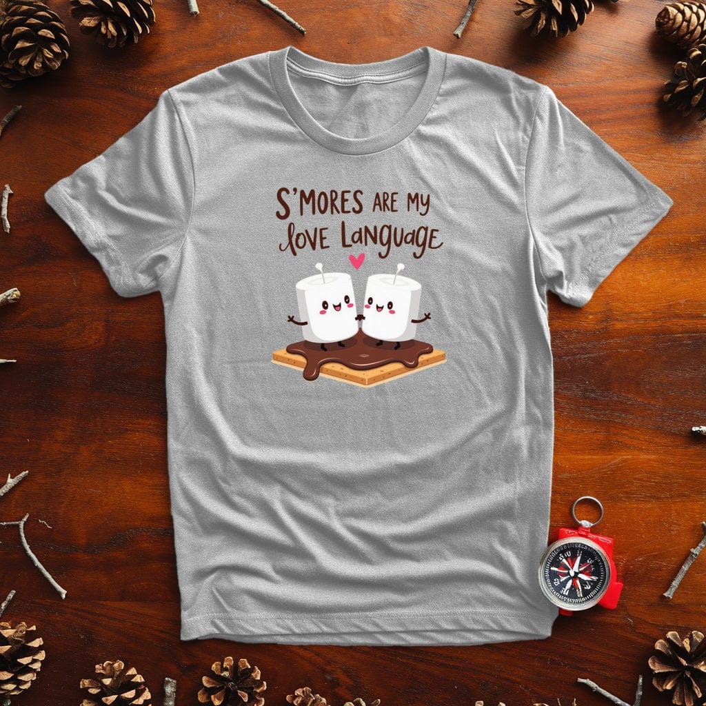 "S'mores Are My Love Language" Cute Marshmallow T-Shirt - Live Nature