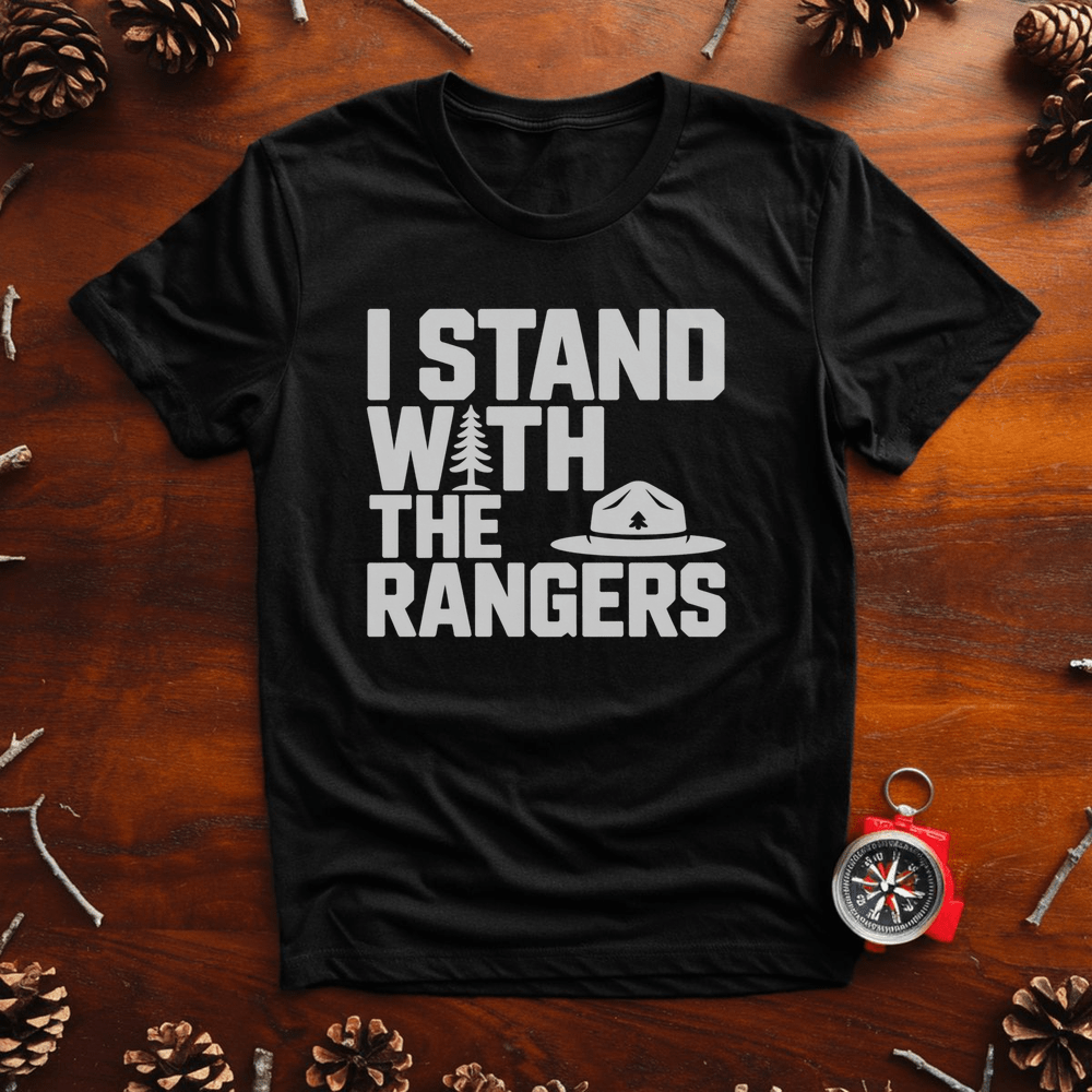 I Stand With the Rangers – National Park Defender Tee