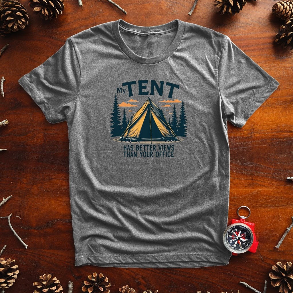 "My Tent Has Better Views" Camping T-Shirt - Live Nature