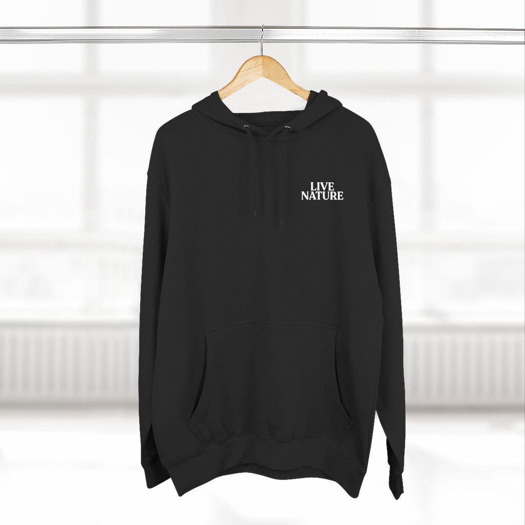 Wildflower Meadow Hoodie | Trail-Worn Fleece - Black