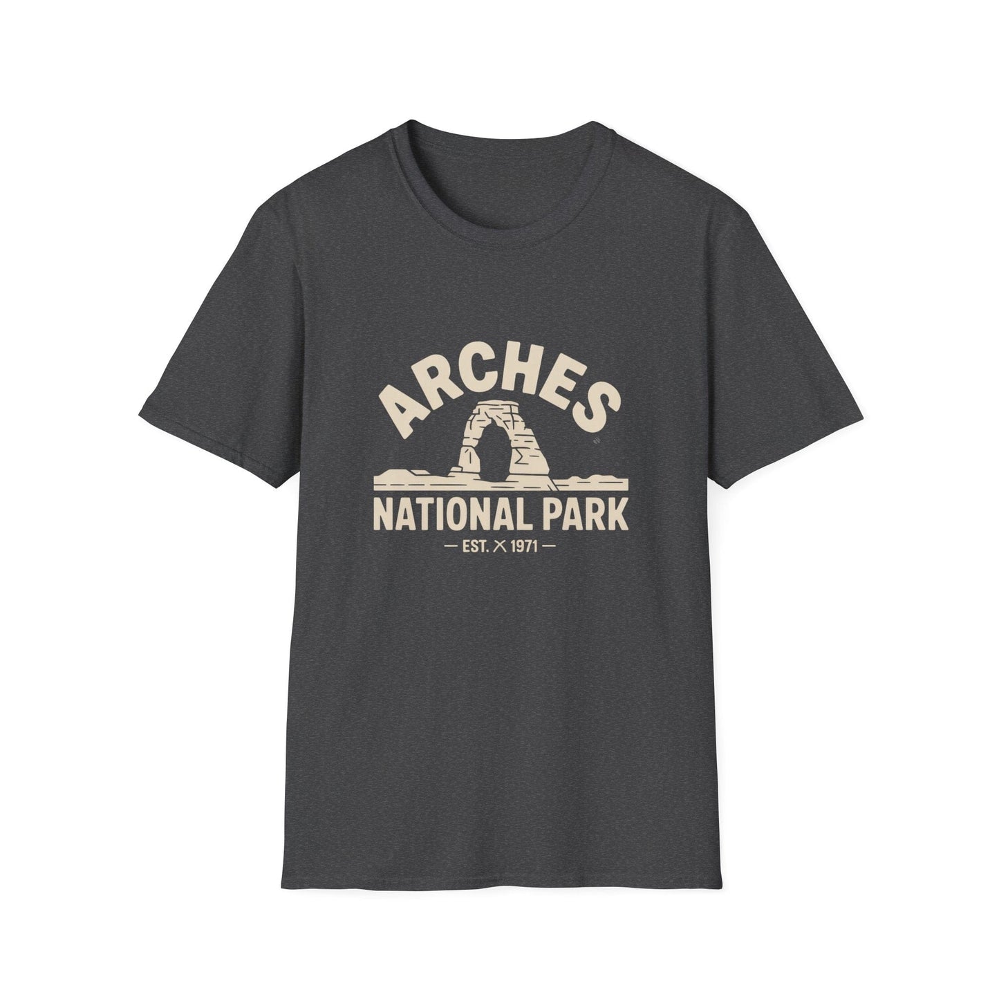 Arches National Park Retro T-Shirt - White Unisex