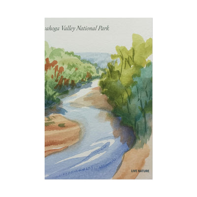 Cuyahoga Valley National Park Watercolor Art Print