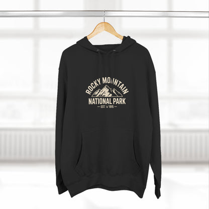 Rocky Mountain National Park Hoodie Cotton Fleece