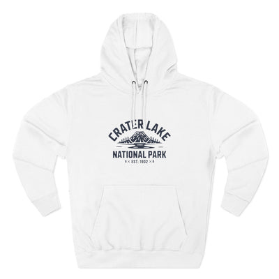 Crater Lake National Park Fleece Hoodie Ring Spun Cotton