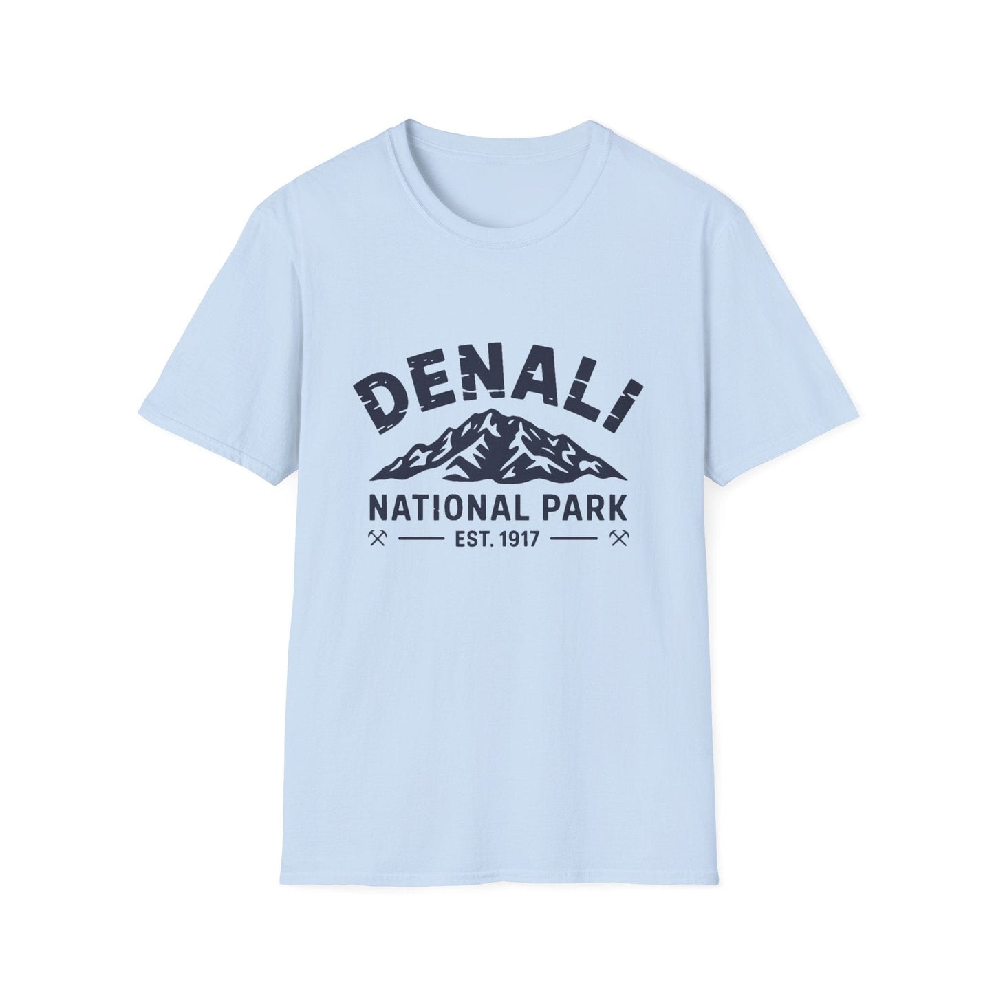 Denali National Park Logo T-Shirt - White Cotton Tee