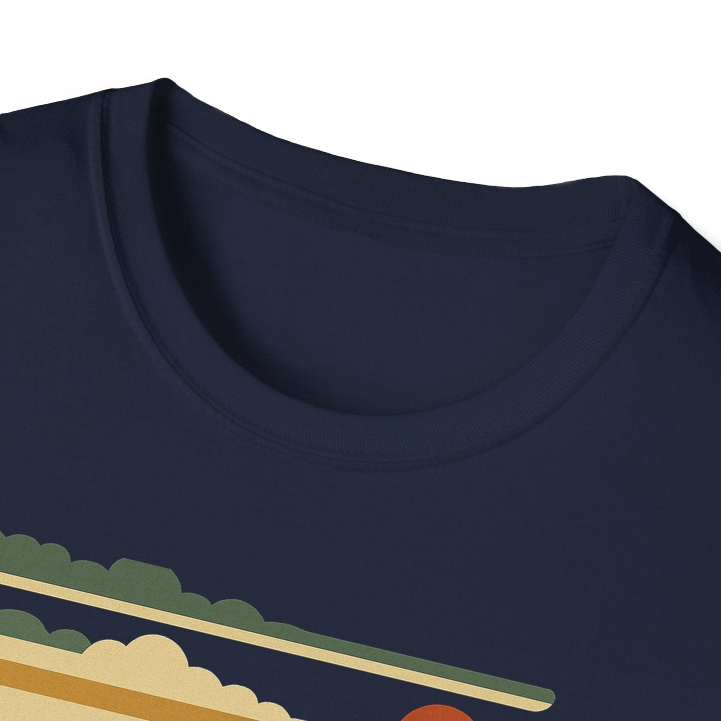 Unisex Softstyle T-Shirt - rocky mountain (Front Only) - Unisex Softstyle T-Shirt