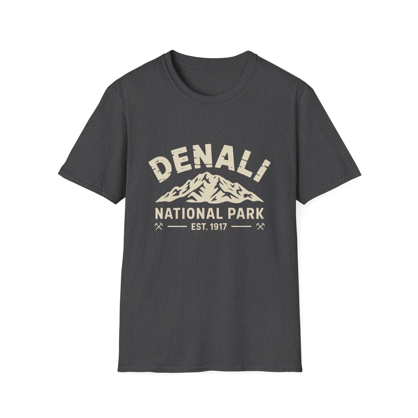 Denali National Park Logo T-Shirt - White Cotton Tee