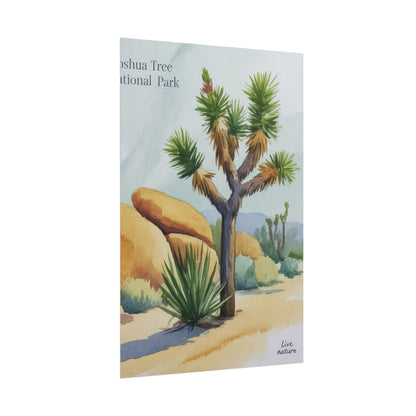 Joshua Tree National Park Watercolor Art Print