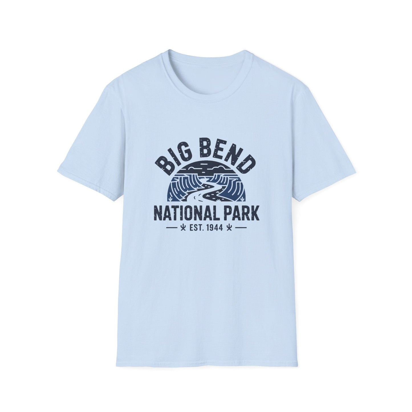 Big Bend National Park T-Shirt White Retro Design