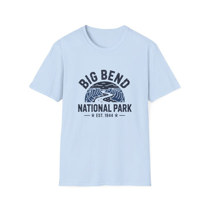 Big Bend National Park T-Shirt White Retro Design